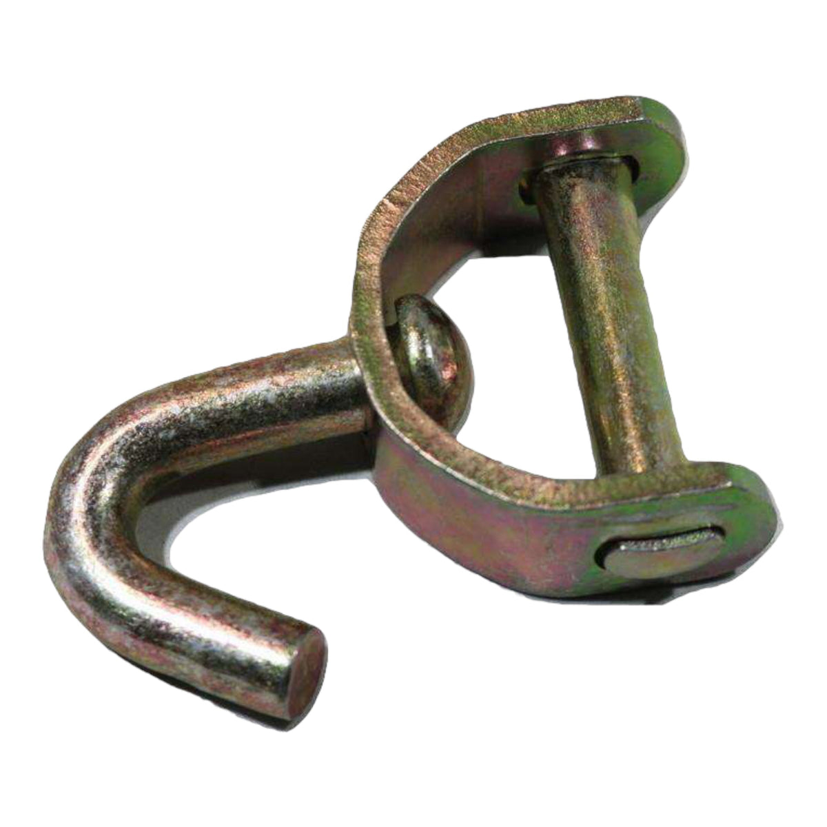 2" x 10 Ft. Wheel Strap w/ Rubber Cleats & Swivel J Hook | RED