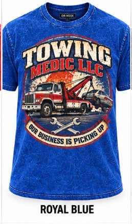 Towing Medic “Our Business Is Picking Up” Vintage Tee