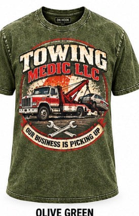 Towing Medic “Our Business Is Picking Up” Vintage Tee