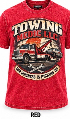 Towing Medic “Our Business Is Picking Up” Vintage Tee