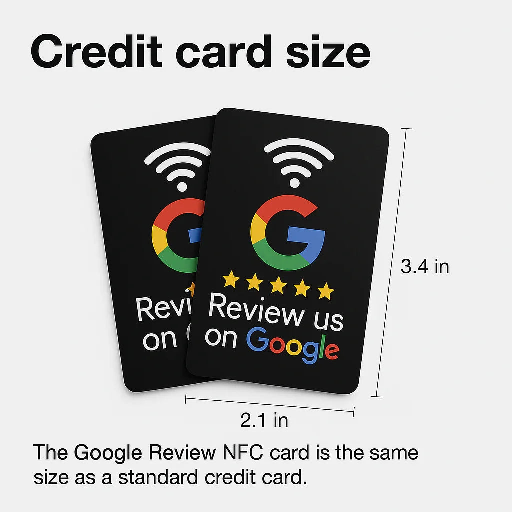 Smart Review Us on Google Cards Bundle-NFC| High-Speed  Reviews Tool