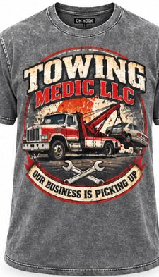 Towing Medic “Our Business Is Picking Up” Vintage Tee