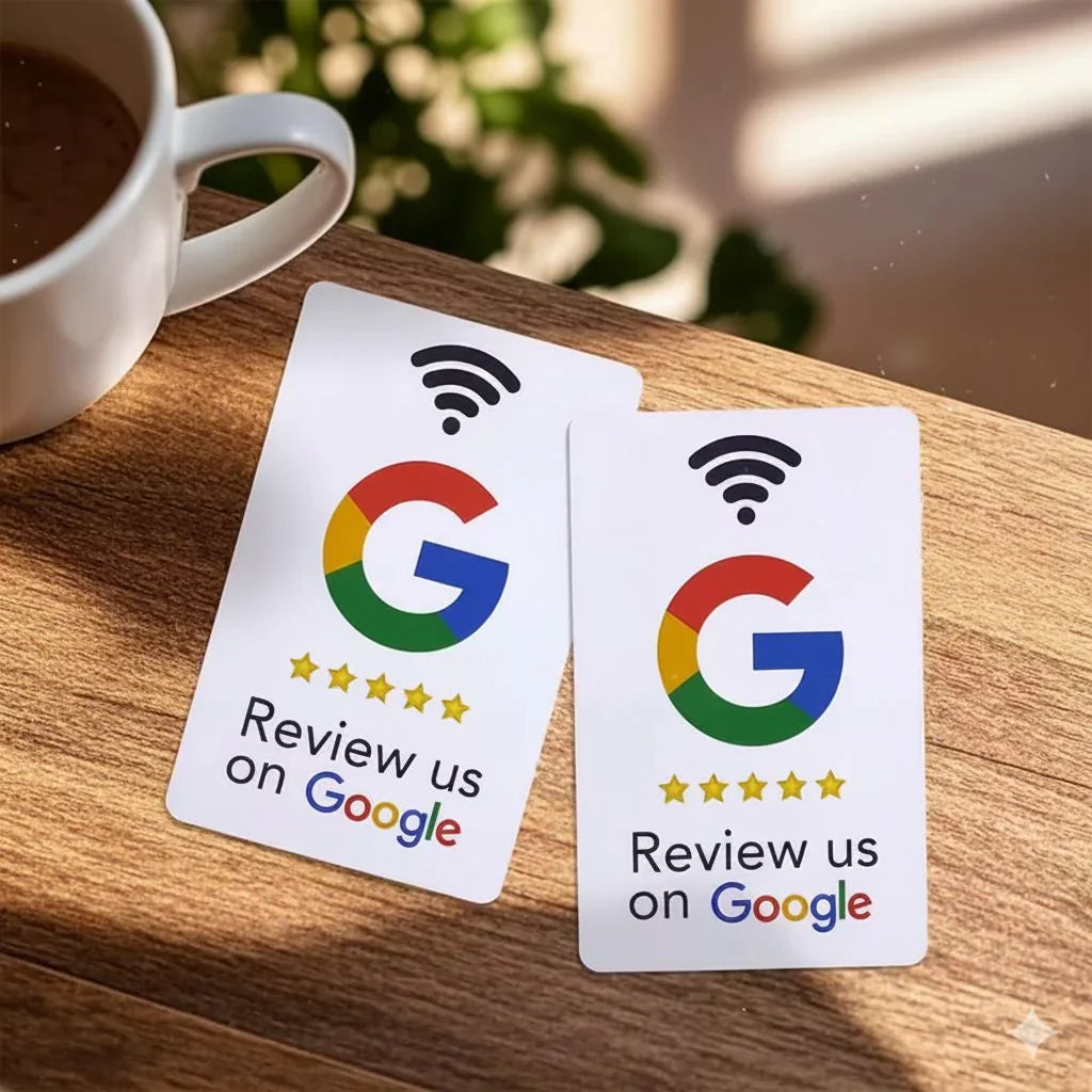 Smart Review Us on Google Cards Bundle-NFC| High-Speed  Reviews Tool