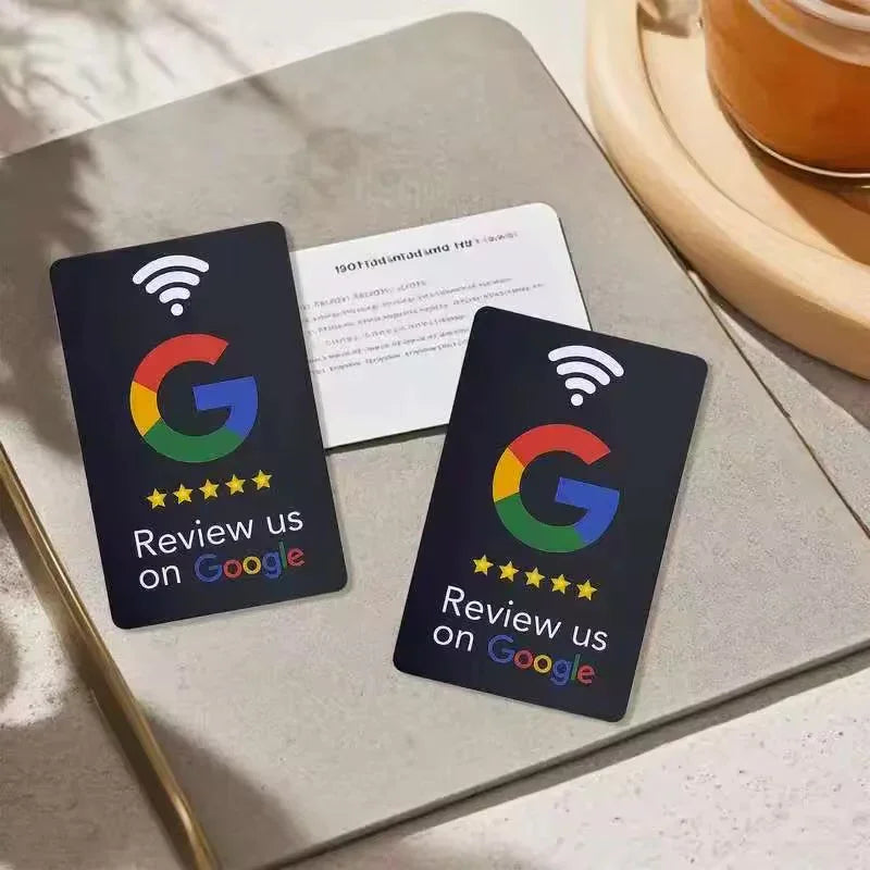 Smart Review Us on Google Cards Bundle-NFC| High-Speed  Reviews Tool