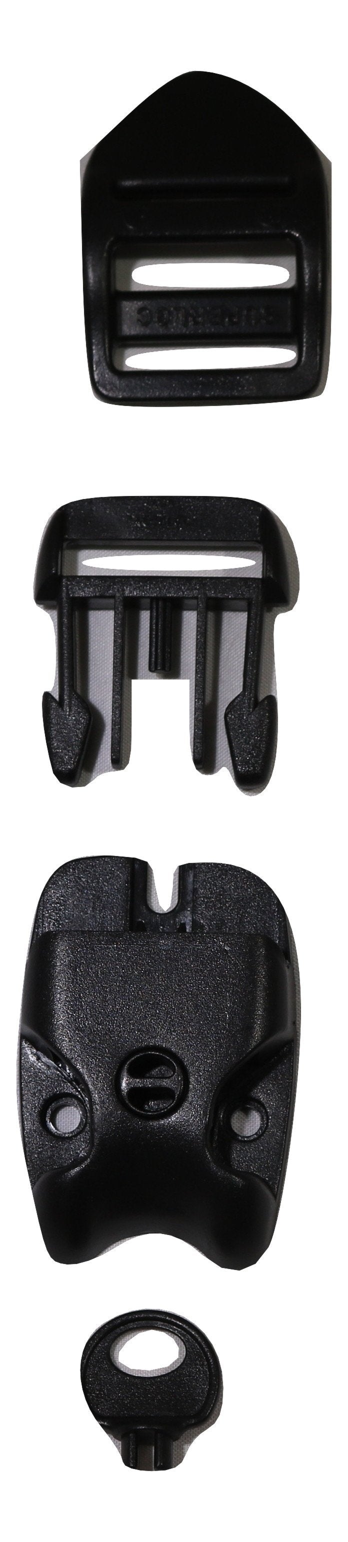 10 Ft ACW Buckle 2 pc Wind Strap Kit Hot Tub Secure ACW Loc Spa Hurricane Tie Down | TAN