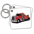 Key Chain - Tow Truck Trucks