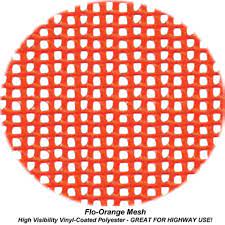 Red Warning Flag - Vinyl Mesh on Wooden Dowel 6 PACK | RWFX6