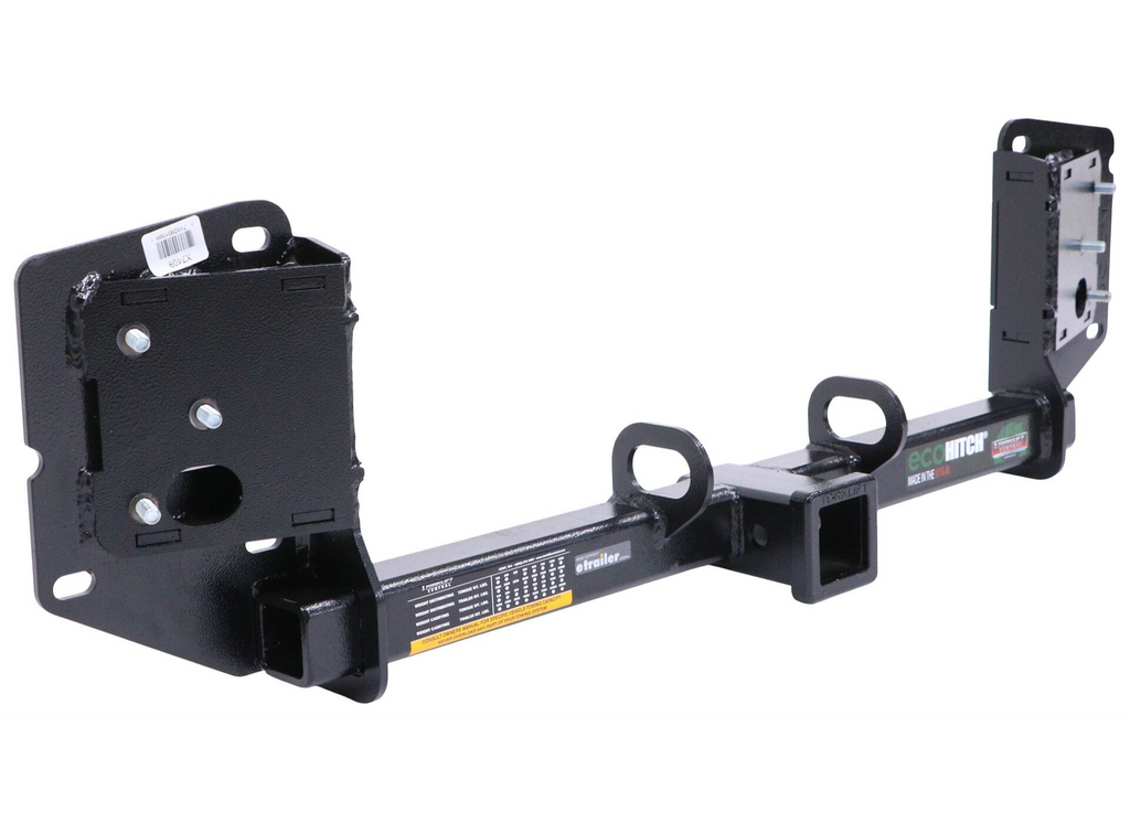 Stainless Steel EcoHitch X5006S | Hidden Trailer Hitch for Tesla Model Y Juniper (2026) | 3,500 lb Tow Capacity