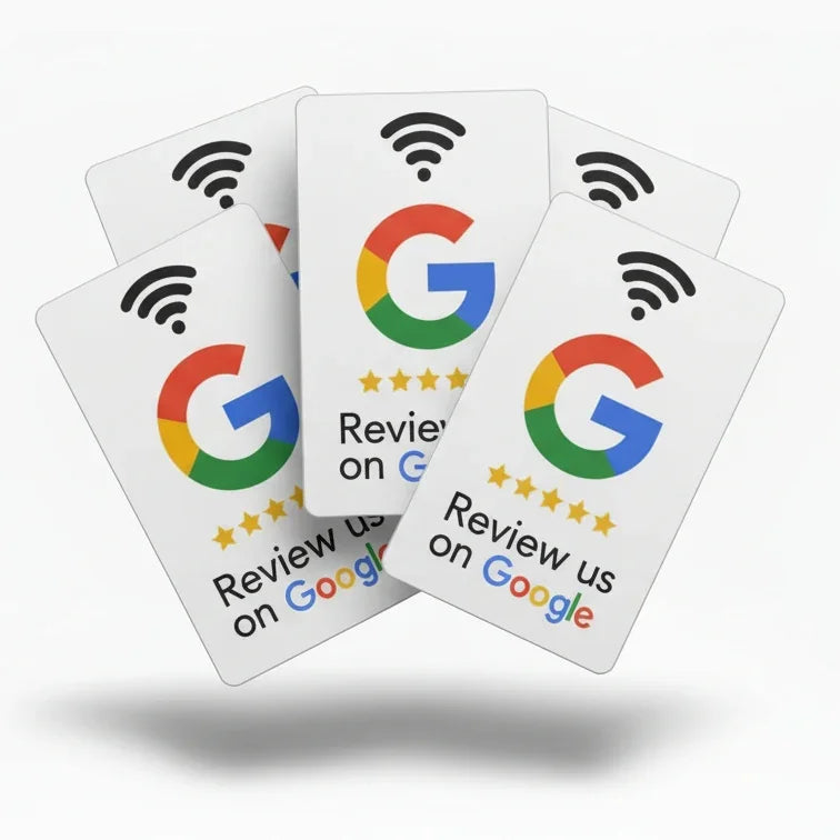 Smart Review Us on Google Cards Bundle-NFC| High-Speed  Reviews Tool