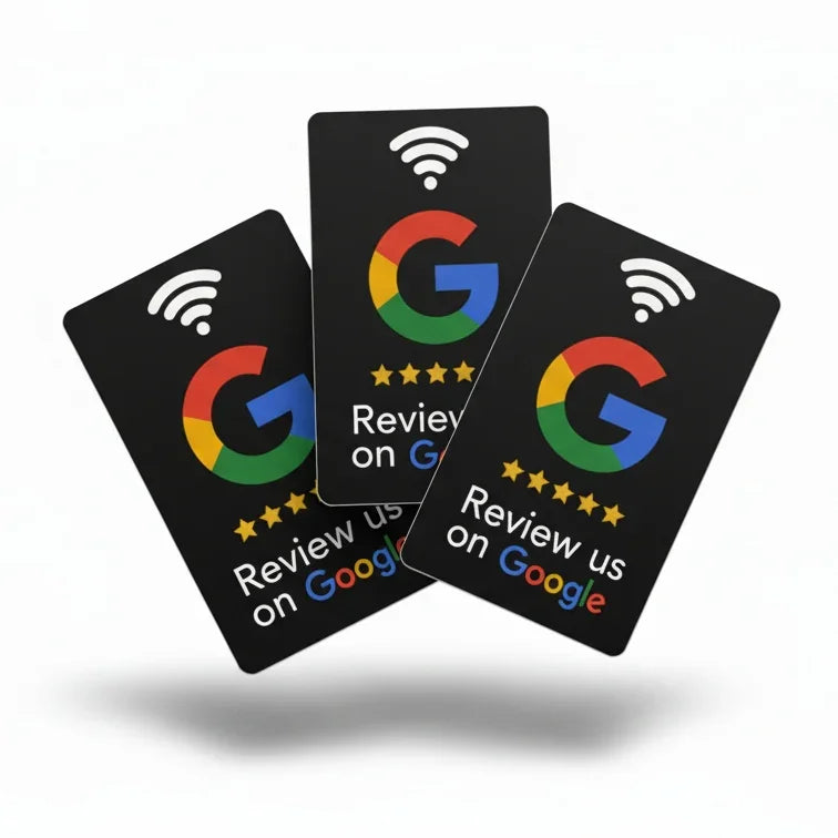Smart Review Us on Google Cards Bundle-NFC| High-Speed  Reviews Tool