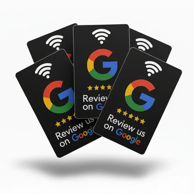 Smart Review Us on Google Cards Bundle-NFC| High-Speed  Reviews Tool